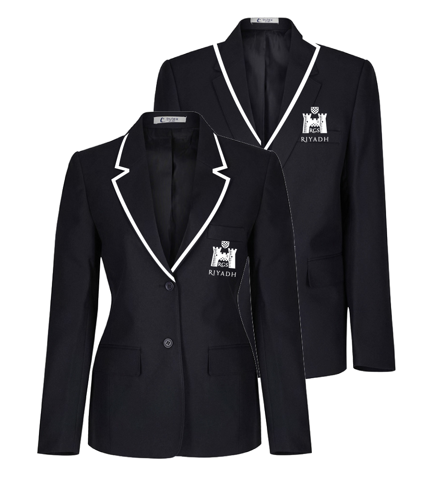 Girls/Boys Blazer W/ White Braid